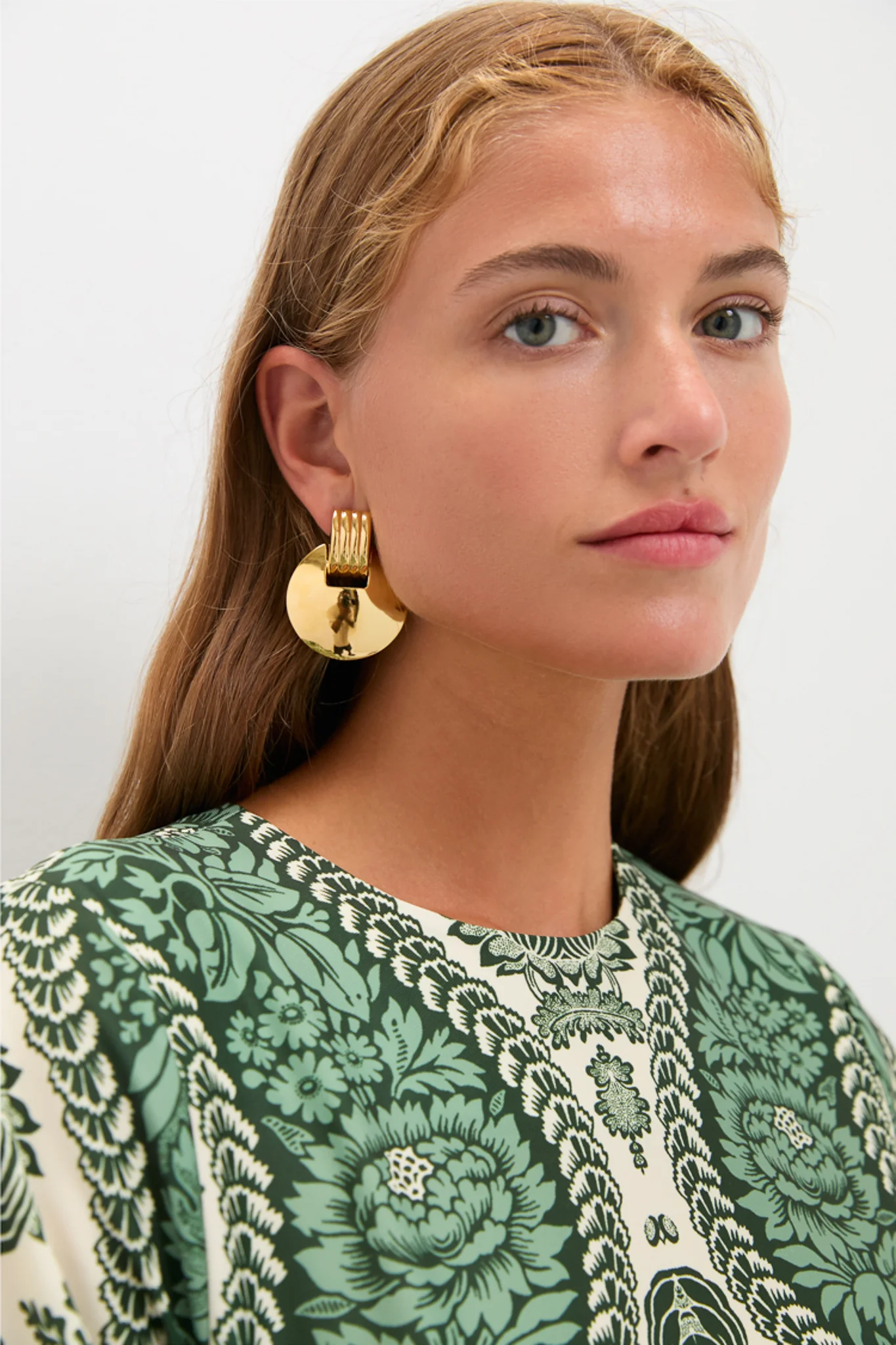 Gold Moss Earrings - Image 2