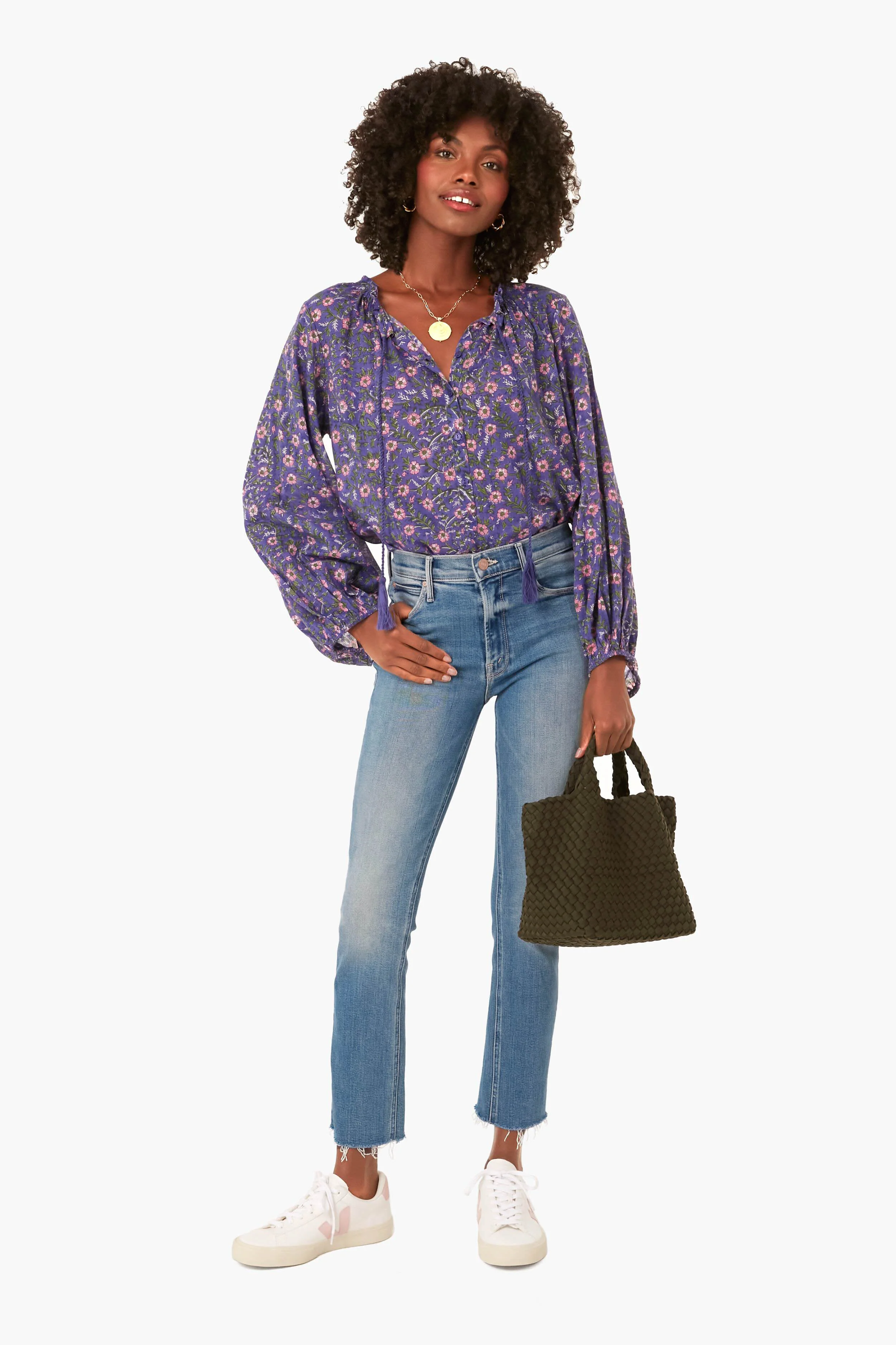 Iris Wildflower Bardot Top - Image 2